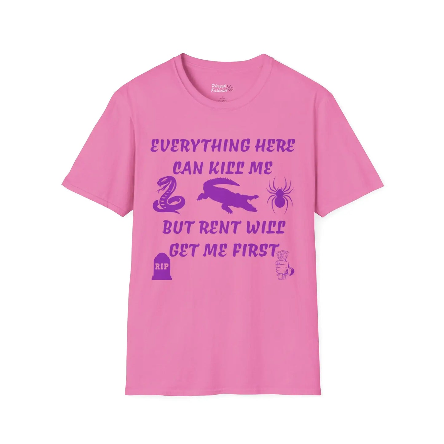 Purple - Rent Will Get Me 1st Tee
