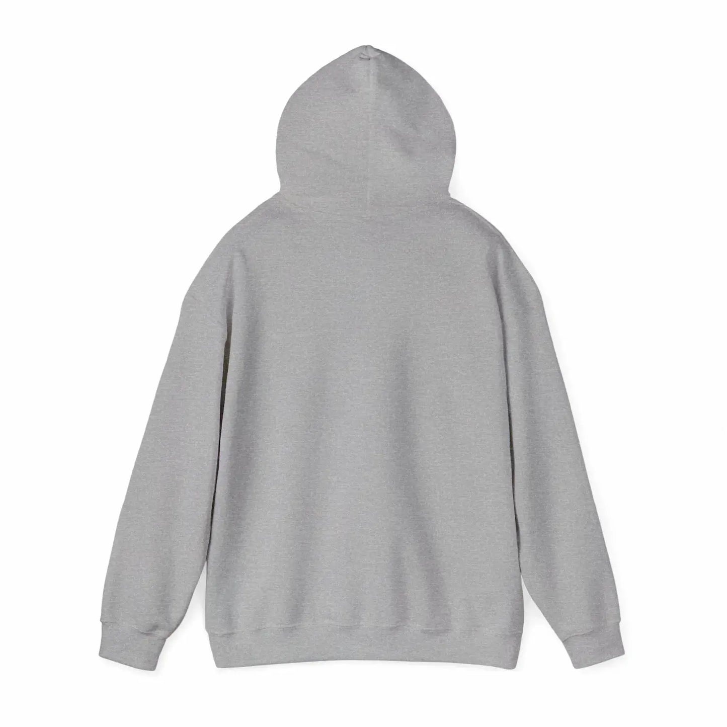 Gray hoodie on a white background