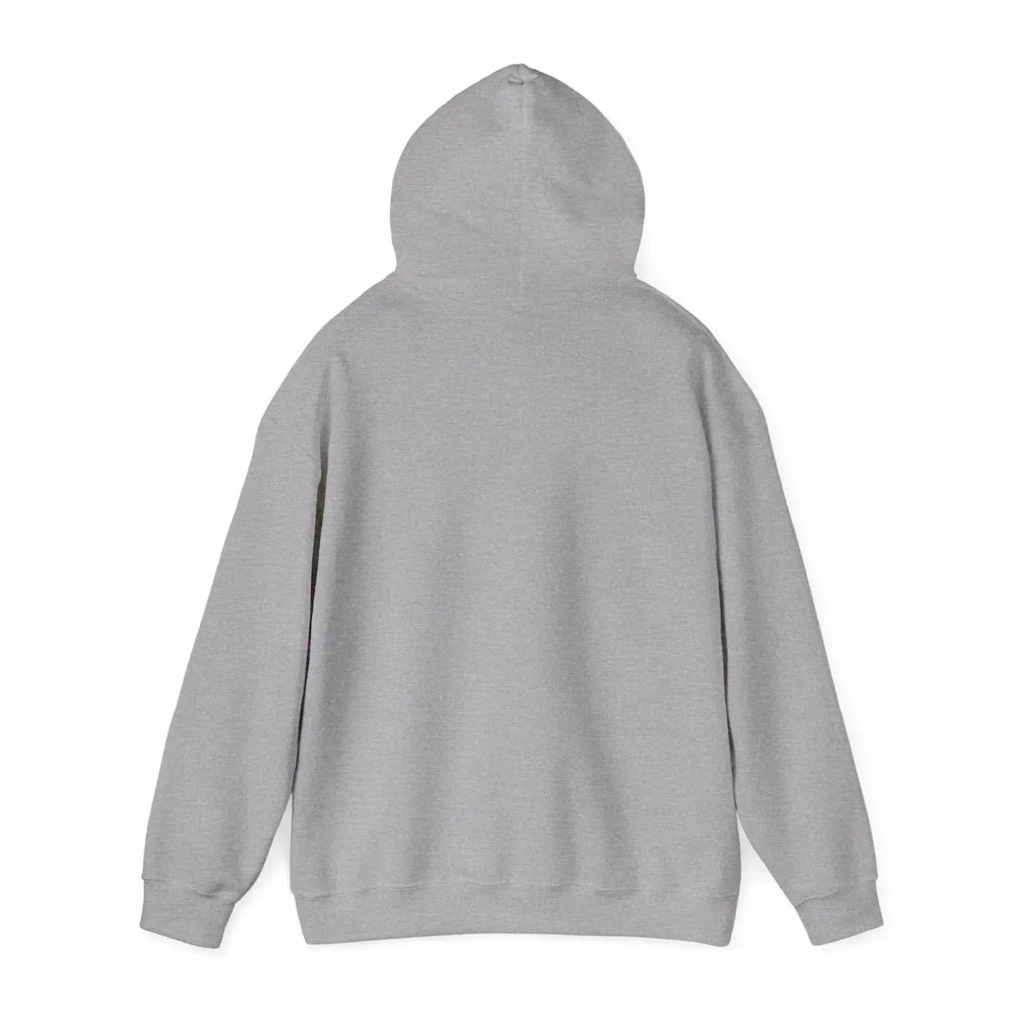 Gray hoodie on a white background