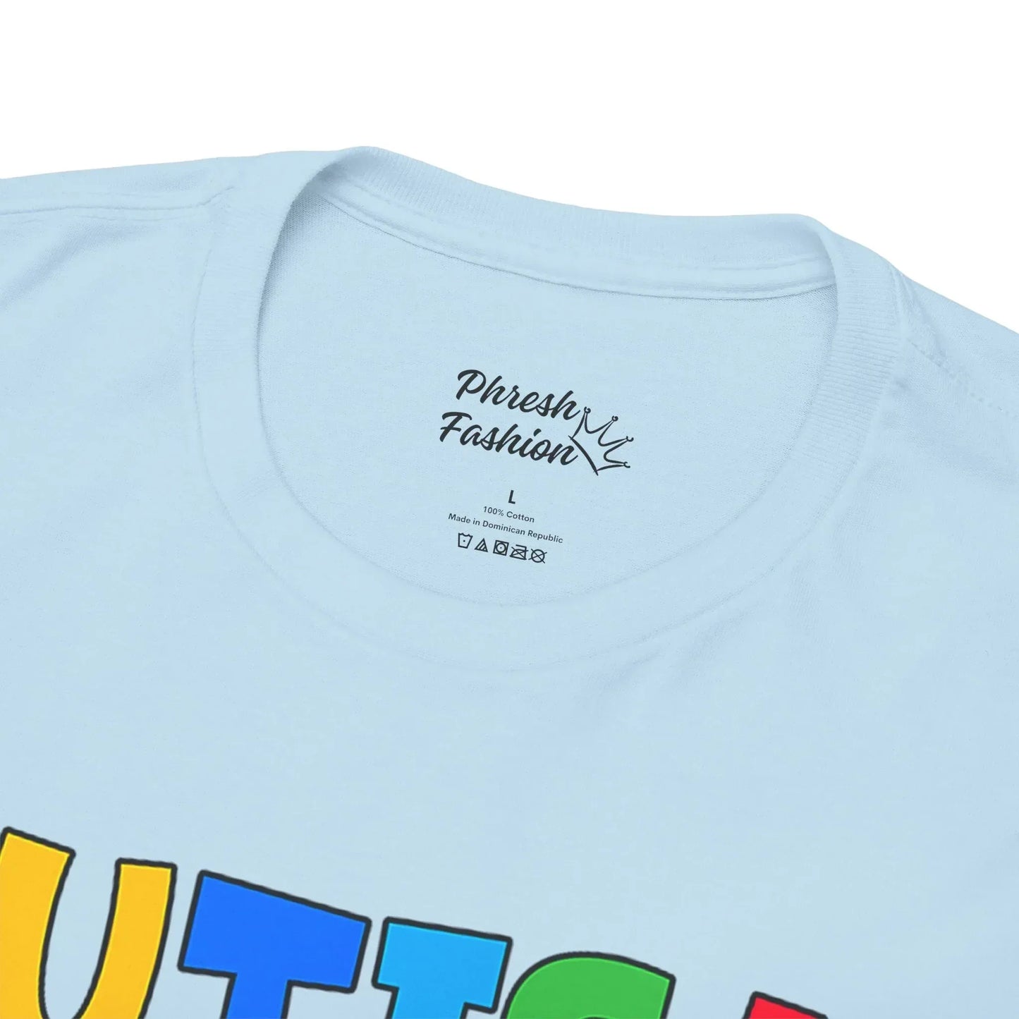 Autism Awareness Smile Tee — Colorful Puzzle Peace Sign T-Shirt - Phresh Fashion 