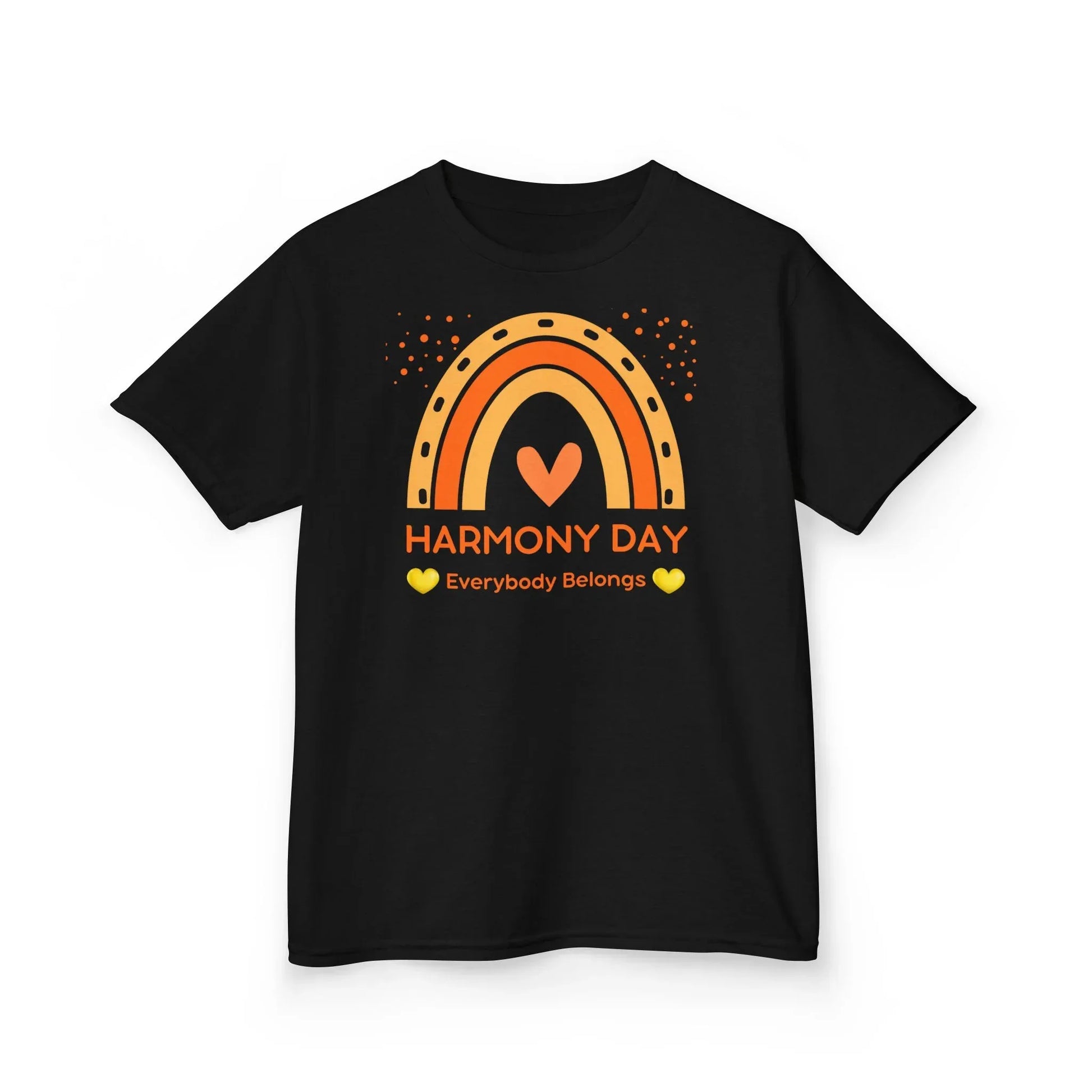 Kids Tee — Harmony Day Rainbow "Everybody Belongs" - Phresh Fashion 