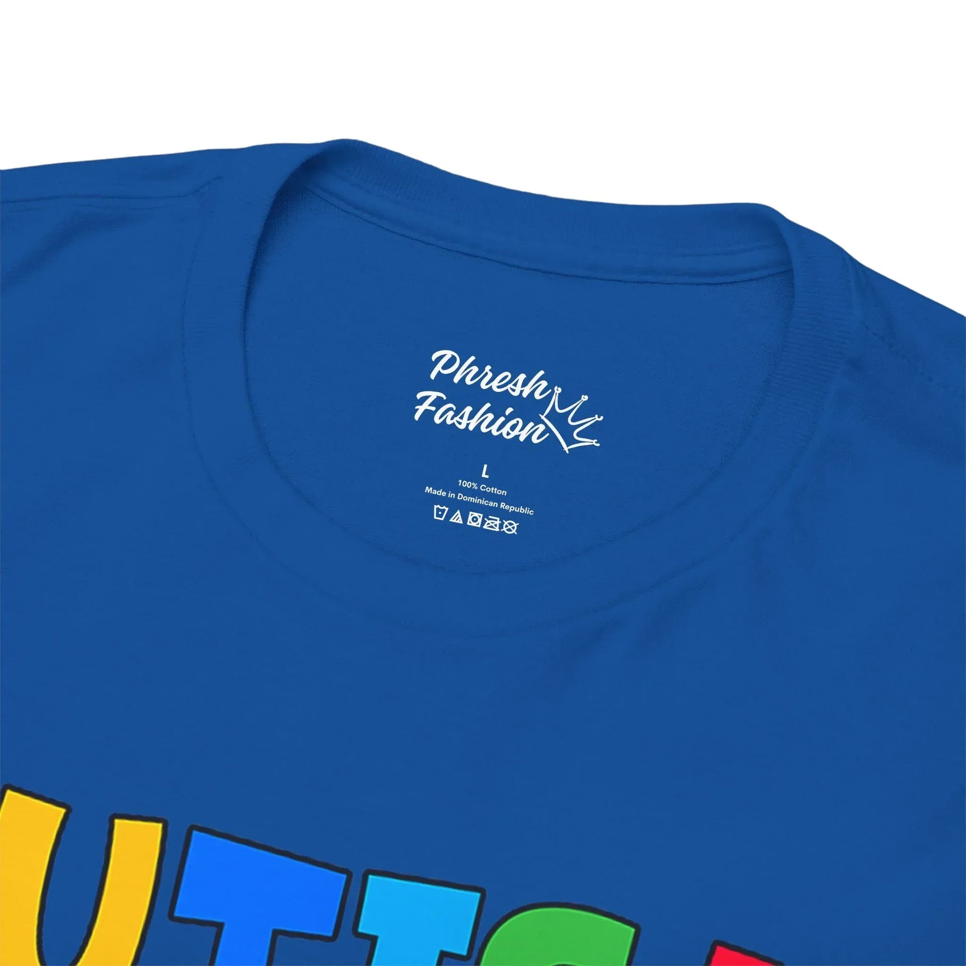 Autism Awareness Smile Tee — Colorful Puzzle Peace Sign T-Shirt - Phresh Fashion 