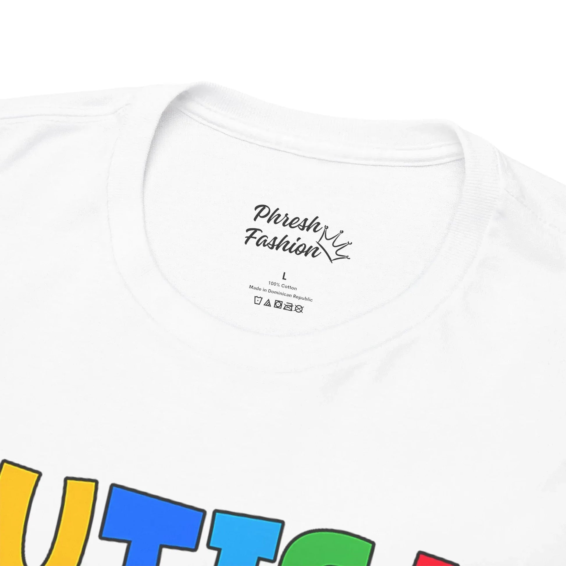 Autism Awareness Smile Tee — Colorful Puzzle Peace Sign T-Shirt - Phresh Fashion 