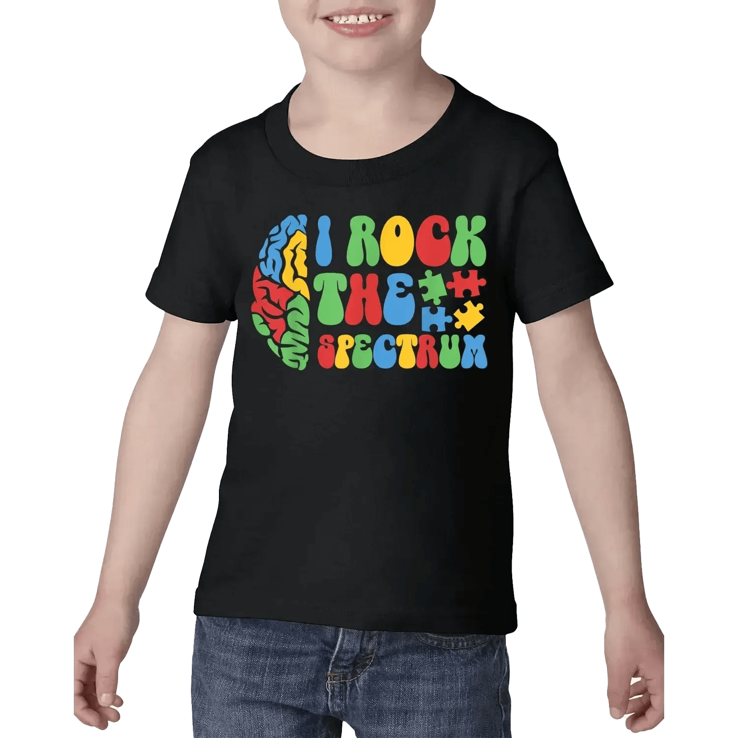 I Rock The Spectrum Toddler Tee Print