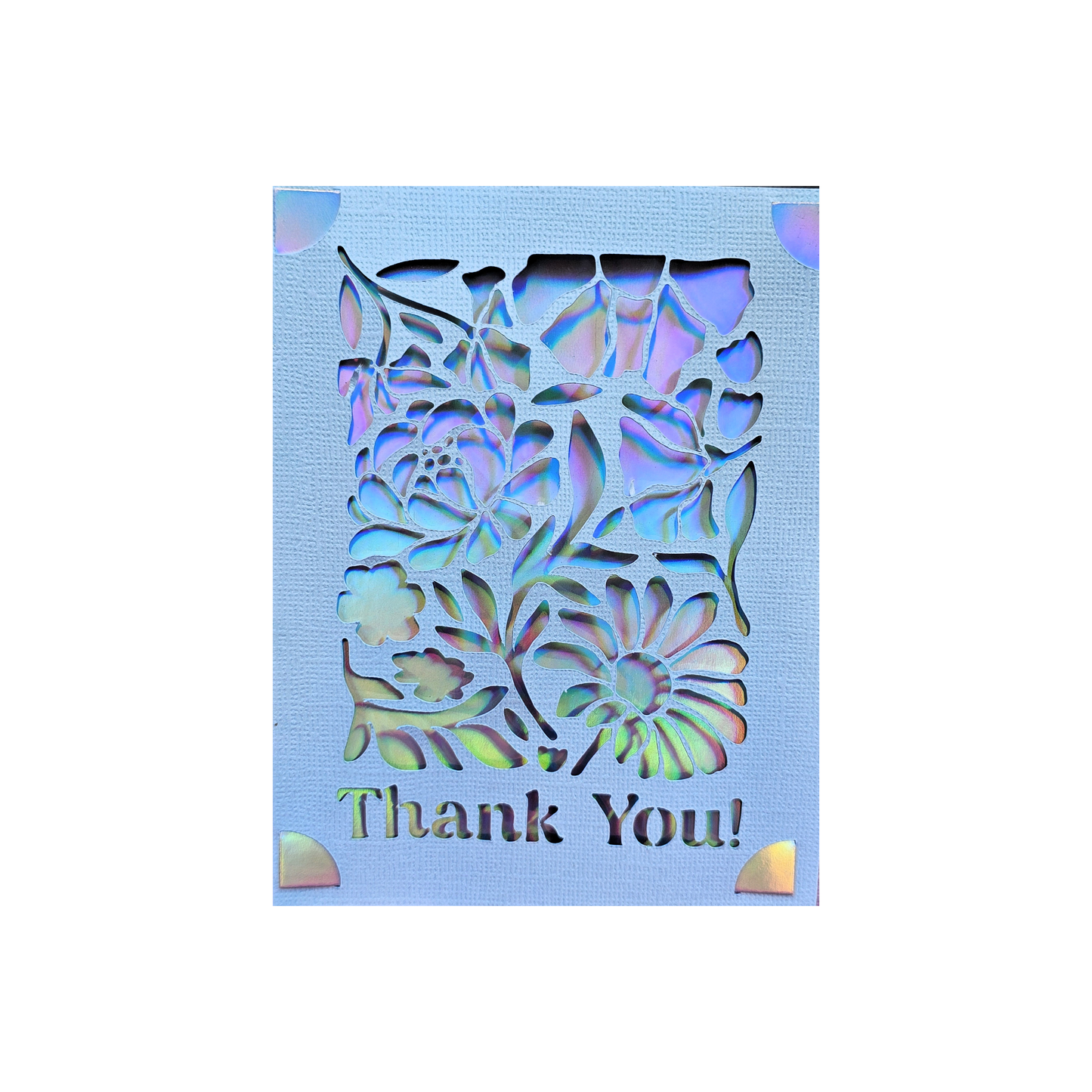 Beautifully designed Thank You Cards with floral patterns, perfect for expressing gratitude.