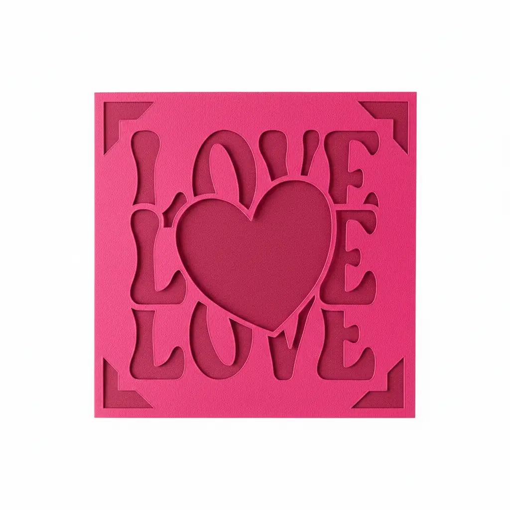 Love Card – Pink / Pink two-tone | Phresh Fashion