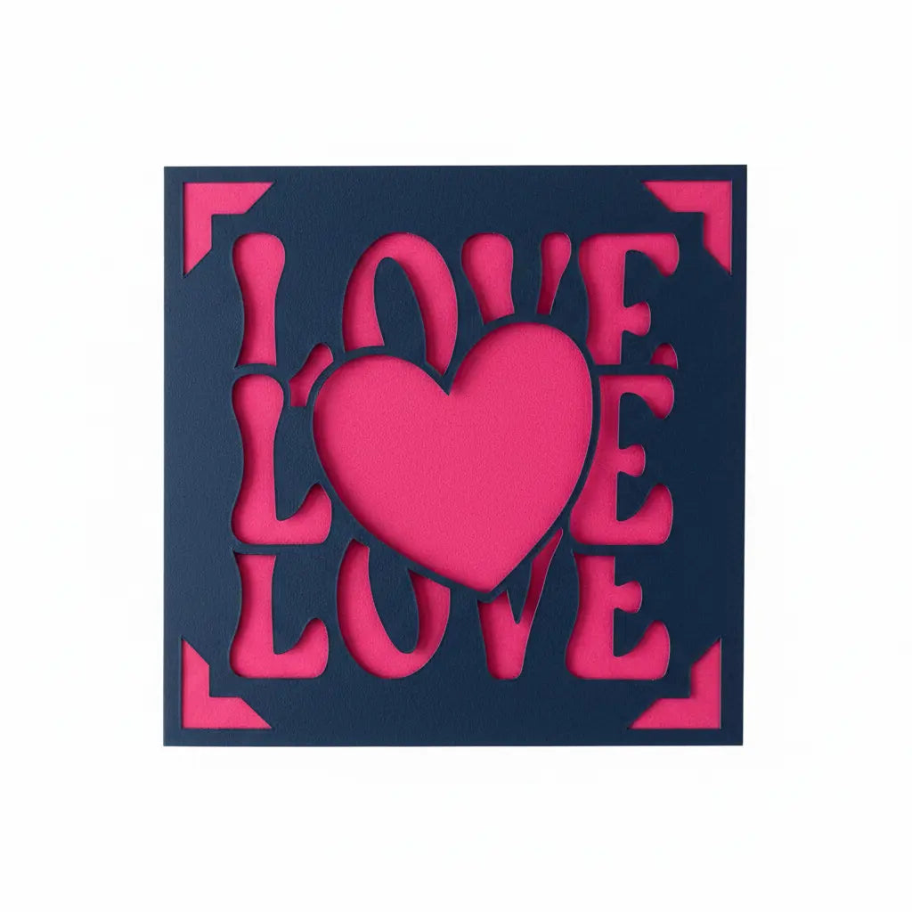 Love Card – Blue / Pink | Phresh Fashion