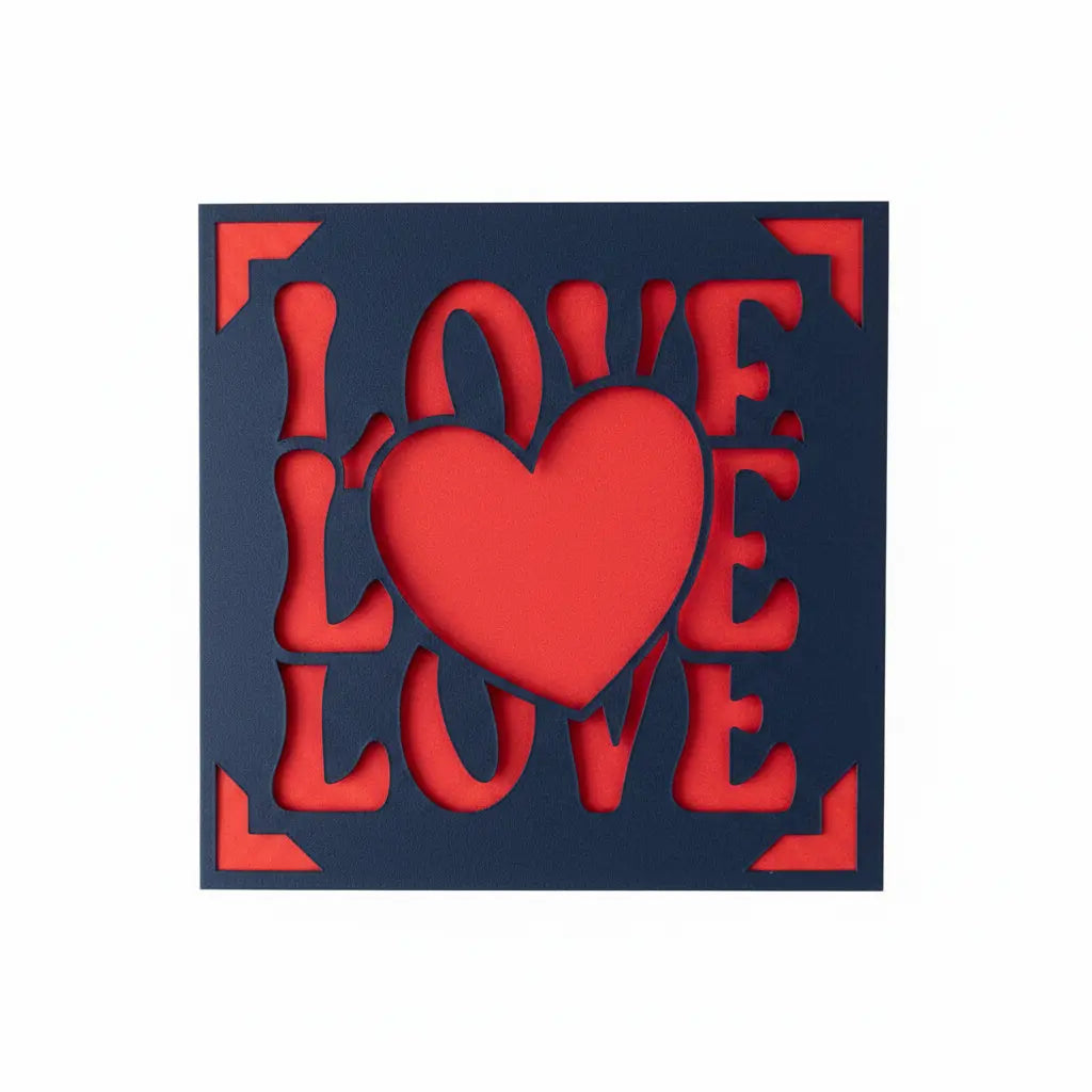 Love Card – Blue / Red | Phresh Fashion