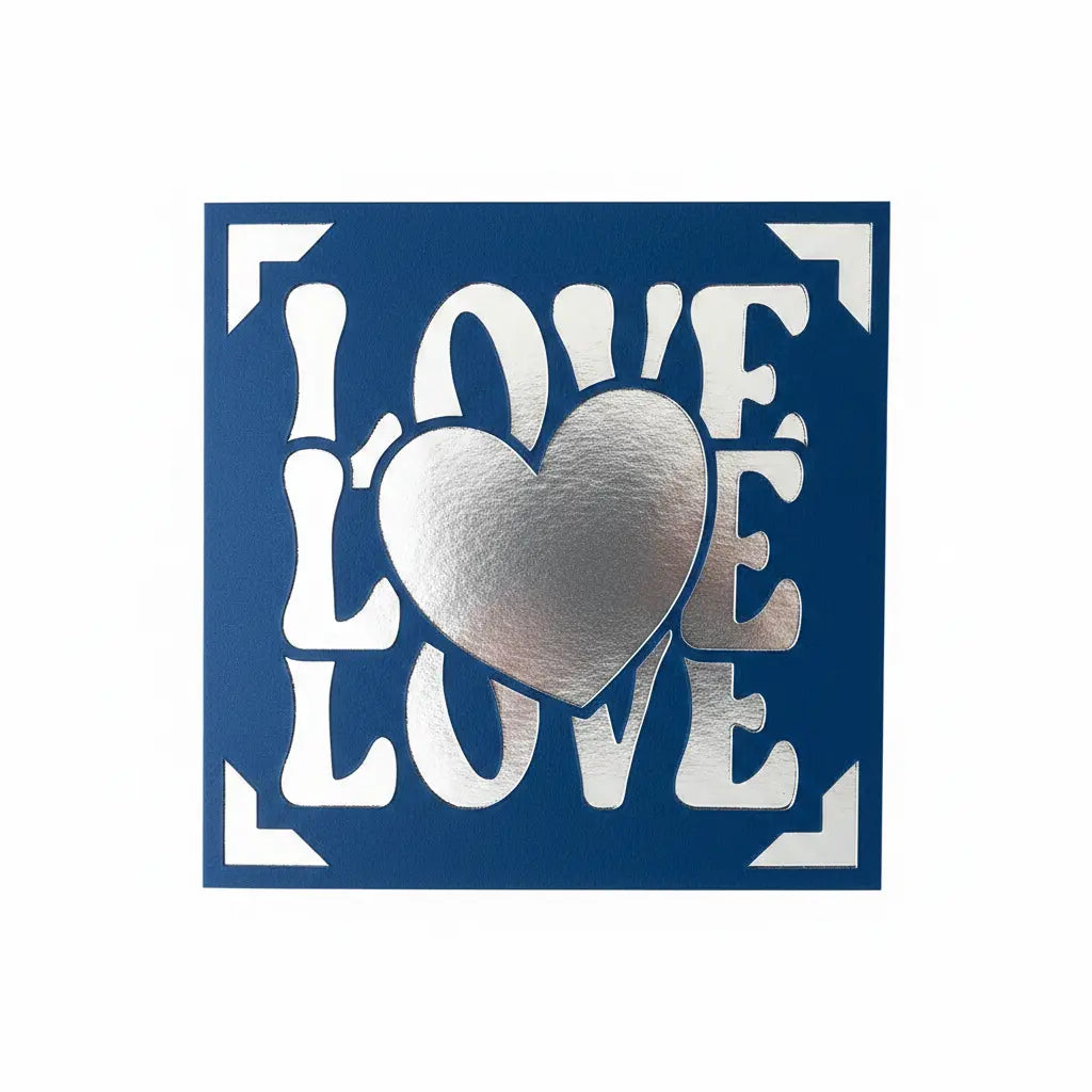 Love Card – Blue / Silver | Phresh Fashion