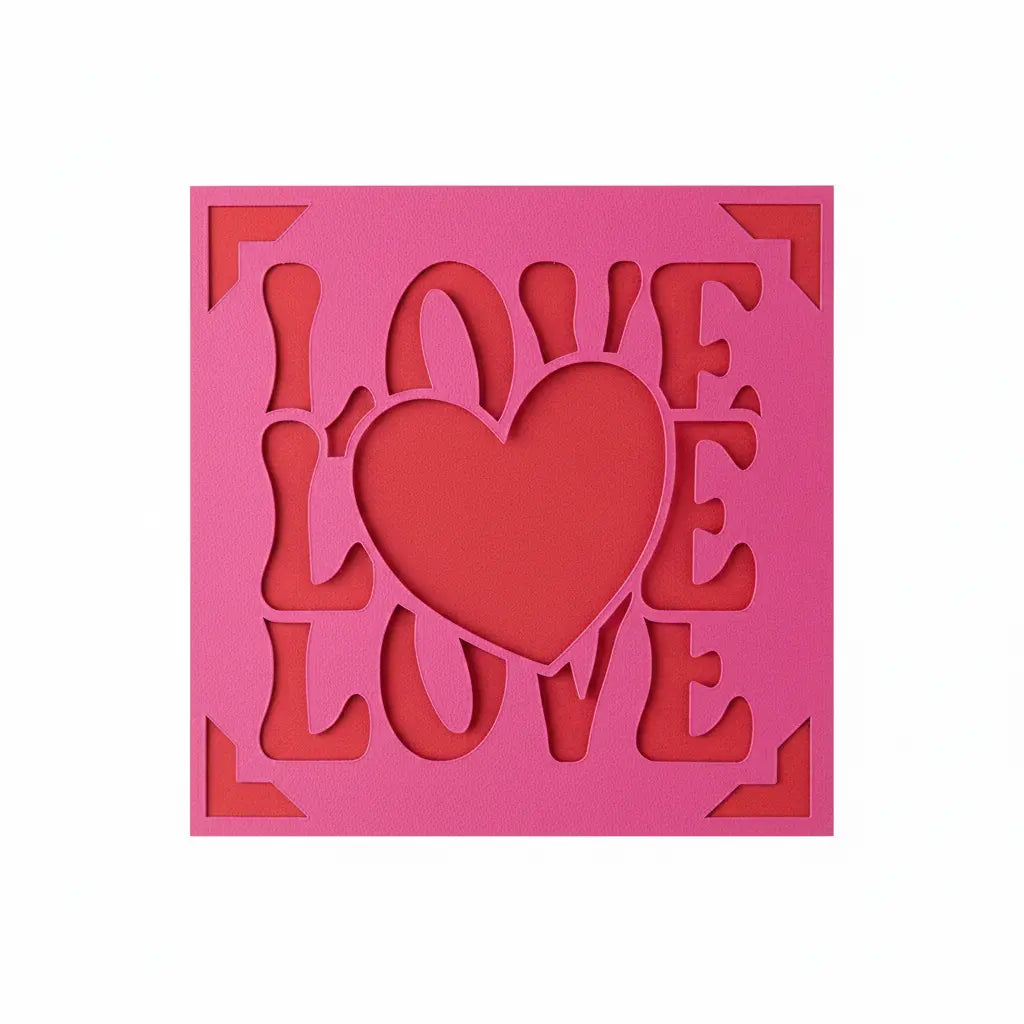 Love Card – Pink / Red | Phresh Fashion