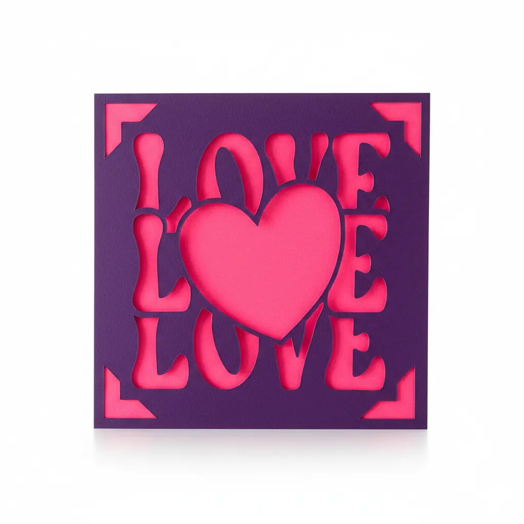 Love Card – Purple / Pink | Phresh Fashion