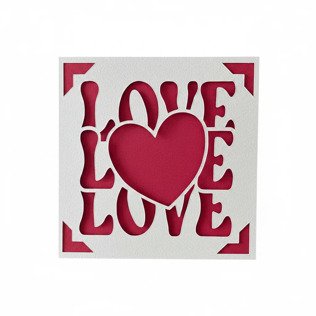 Love Card – White / Red | Phresh Fashion