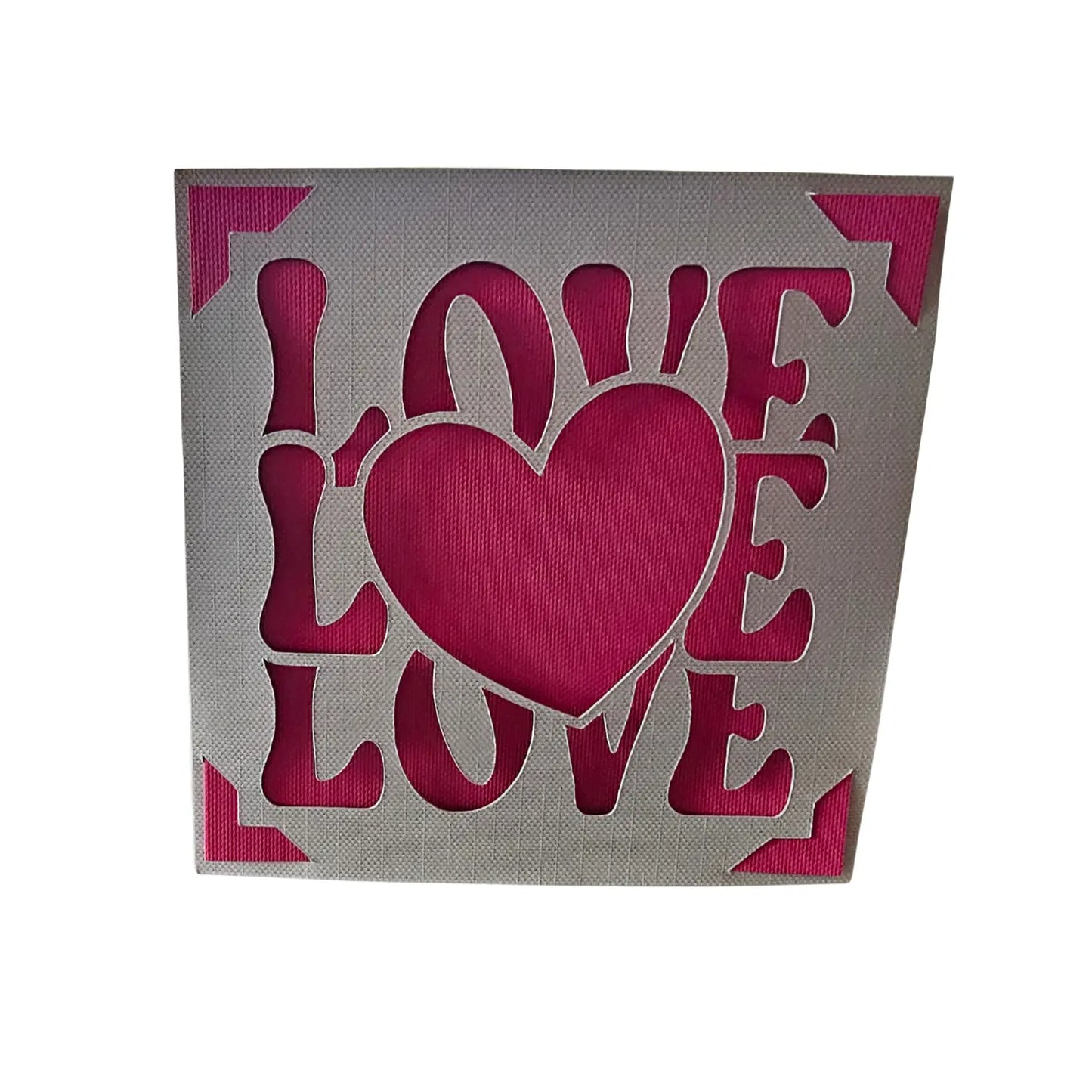 Love Card – White / Pink | Phresh Fashion