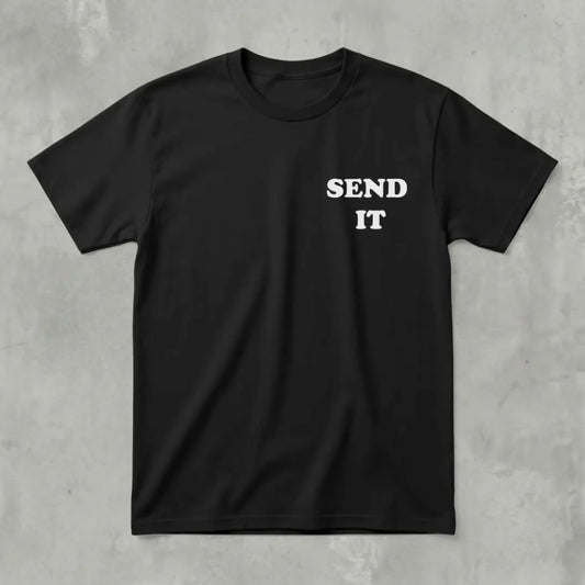 Just Send It Tee – Back view | Phresh Fashion