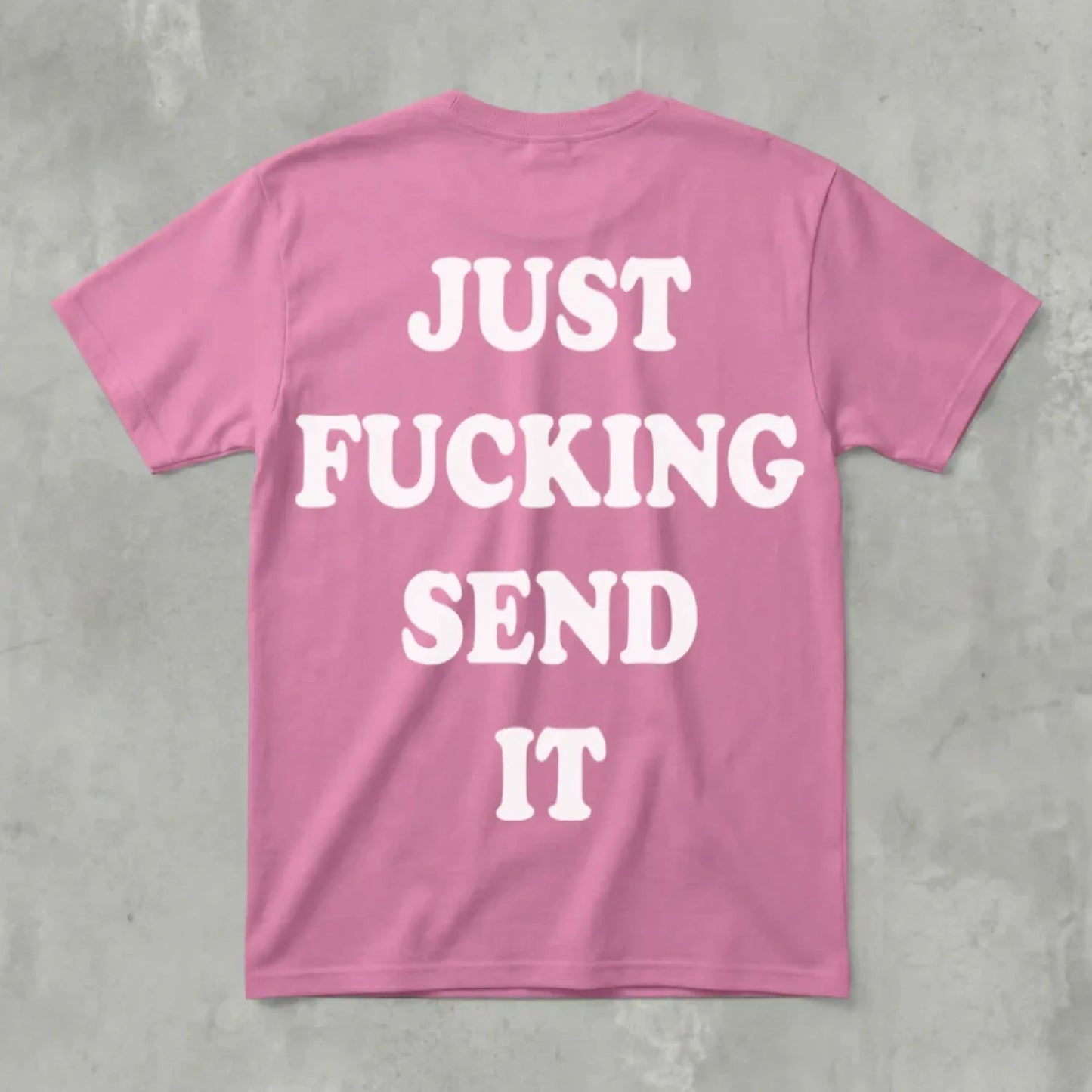 Just Send It Tee – Side view | Phresh Fashion