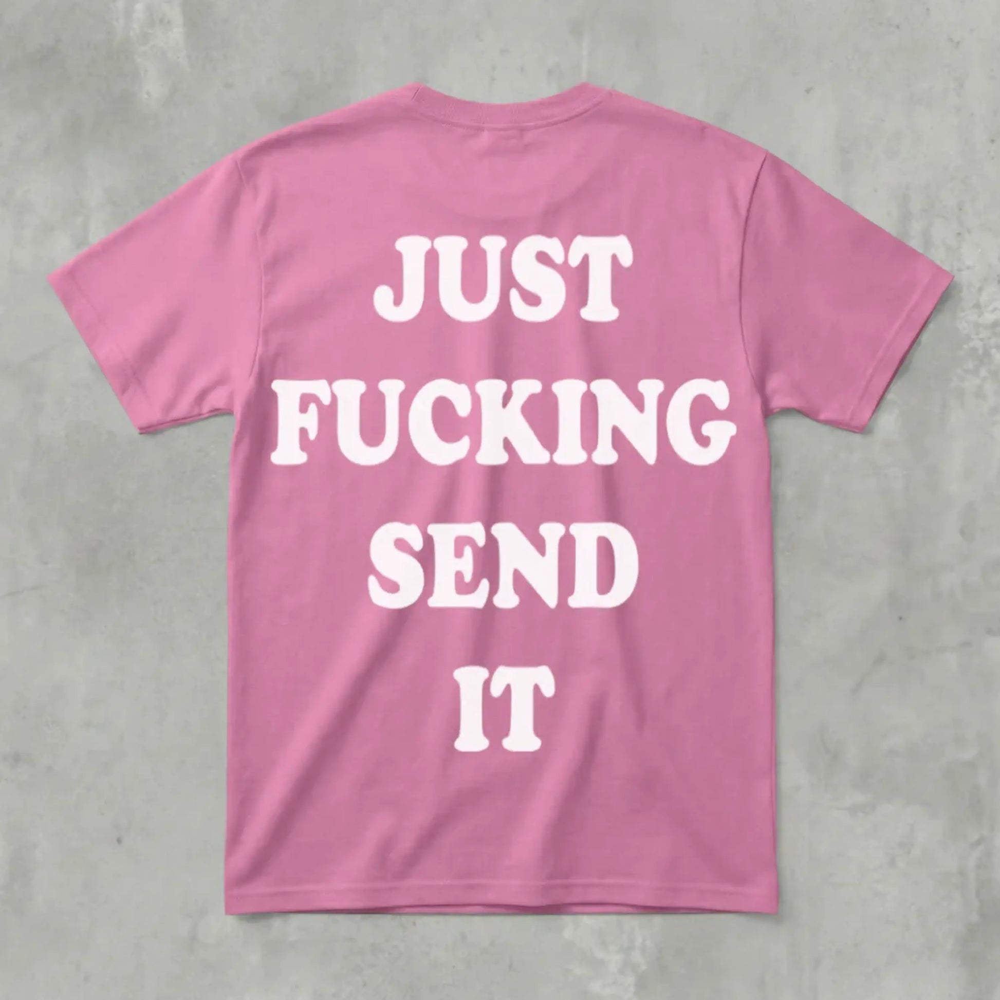 Just Send It Tee – Side view | Phresh Fashion
